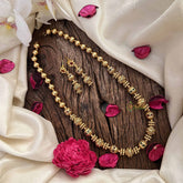 Vriksham Royal Golden Grace Beaded Neckpiece-G20646